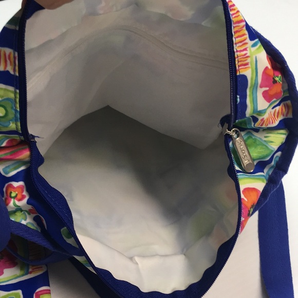 LeSportsac floral multi-purposes tote bag - Picture 4 of 14